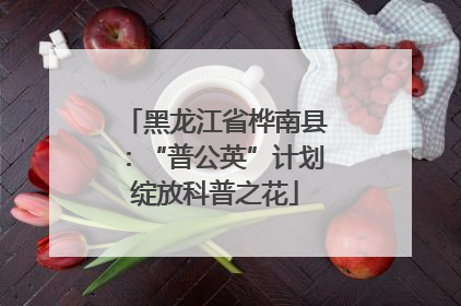 黑龙江省桦南县：“普公英”计划绽放科普之花
