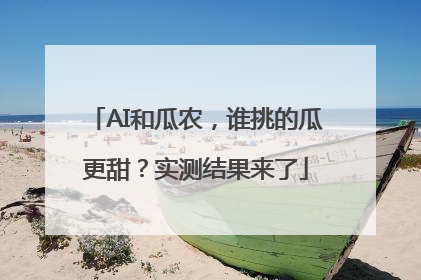 AI和瓜农，谁挑的瓜更甜？实测结果来了